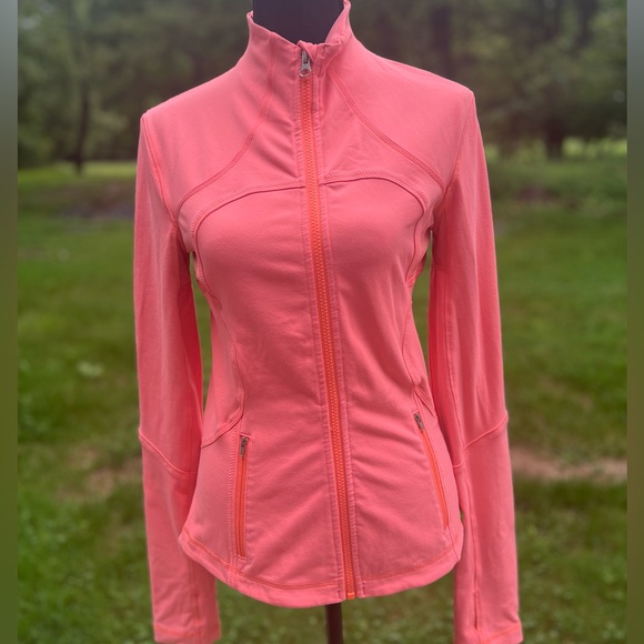 LULULEMON ORANGE DEFINE JACKET SIZE MEDIUM - Picture 2 of 9